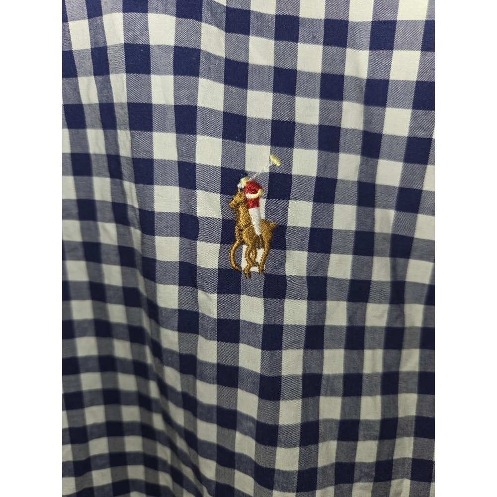 Polo Ralph Lauren Shirt Mens XL Blue Button Up Performance Stretch Casual Preppy - Picture 2 of 7